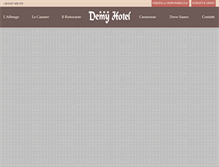 Tablet Screenshot of demyhotel.it